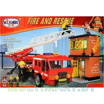 Конструктор Winner 1234 Fire and resque 